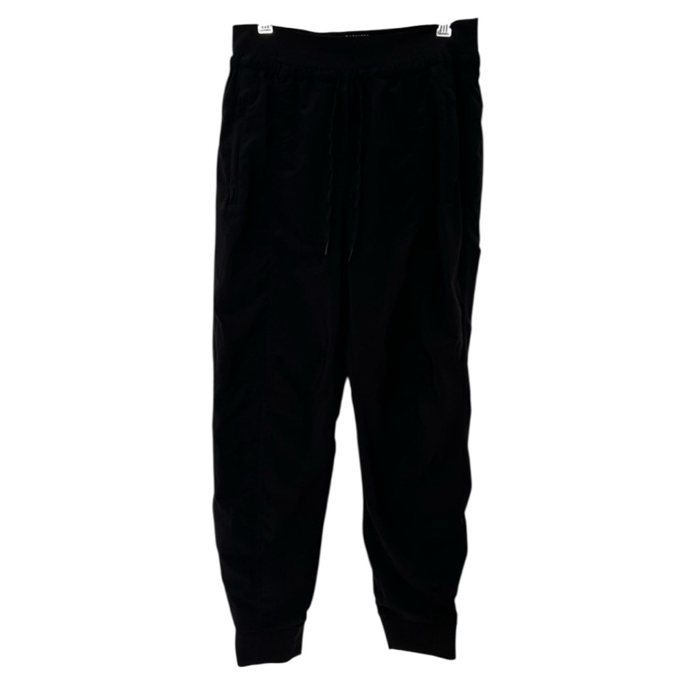 Athleta Black Ruched Leg Attitude Pants size 14 - Picture 5 of 10